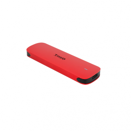 CAJA EXTERNA TOOQ M.2 NVMe USB3.1 GEN2 ALUMINIO ROJA