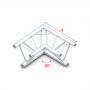 Milos Corner 90° Deco-22 Triangle truss - Imagen 1