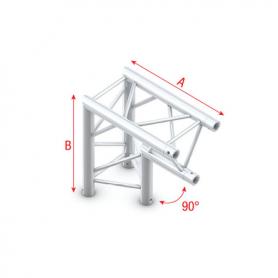 Milos Corner 90° apex down Deco-22 Triangle truss - Imagen 1
