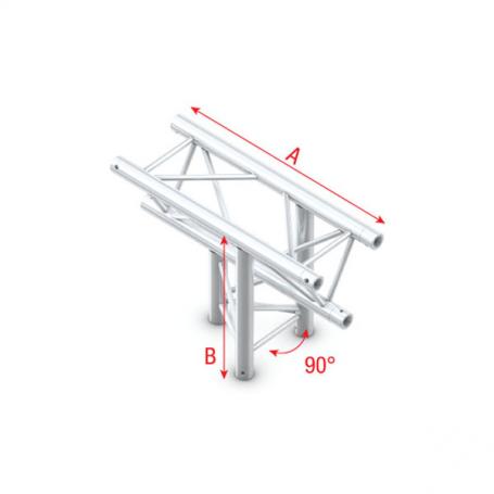 Milos T-Cross up/down 3-way Deco-22 Triangle truss - Imagen 1