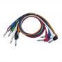 DAP FL14 - 6 coloured unbal. patch straight > 90° 30 cm - Imagen 1