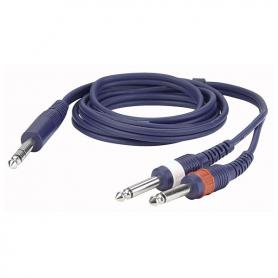 DAP FL34 - stereo Jack > 2 mono Jack L/R 1,5 m - Imagen 1