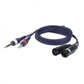 DAP FL44 - 2 unbal. Jack mono L/R > 2 XLR/M 3 p. 3 m - Imagen 1