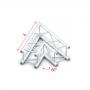 Milos Corner 60° Pro-30 Square F Truss - Imagen 1