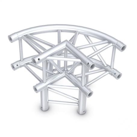 Milos Circle Corner 3-Way 90° Pro-30 Square F Truss - Imagen 1