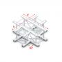Milos Cross 4-way Pro-30 Square F Truss - Imagen 1