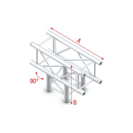 Milos T-Cross 3-way Pro-30 Square F Truss - Imagen 1
