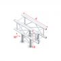 Milos T-Cross 3-way Pro-30 Square F Truss - Imagen 1