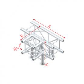 Milos T-Cross + Down 4-way Pro-30 Square F Truss - Imagen 1
