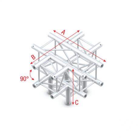 Milos Cross + Down 5-way Pro-30 Square F Truss - Imagen 1