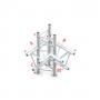 Milos Pro-30 Triangle G Truss - Corner up/down - left - 50 cm ACU45sp - 90° corner - silver - G