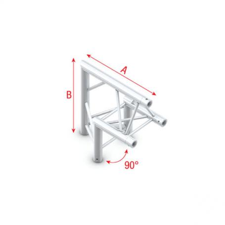 Milos Corner 90° apex up Pro-30 Triangle F Truss - Imagen 1
