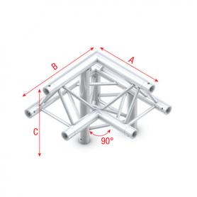 Milos Corner 90° down right, apex up Pro-30 Triangle F Truss - Imagen 1