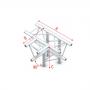 Milos T-Cross + down 4-way Pro-30 Triangle F Truss - Imagen 1
