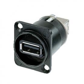 Neutrik USB D-Chassis Carcasa negra - Imagen 1