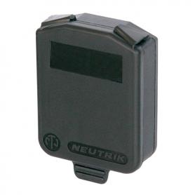 Neutrik D-size hinged cover IP42 - Imagen 1