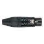 DAP XLR 3p. X-type Female Capacete negro - Imagen 1