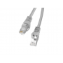 CABLE RED LANBERG LATIGUILLO CAT.6 FTP 0.25M GRIS FLUKE PASSED