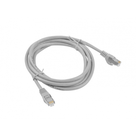 CABLE RED LANBERG LATIGUILLO CAT.6 FTP 0.5M GRIS FLUKE PASSED