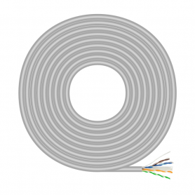 CABLE RED AISENS BOBINA RJ45 CAT.6 UTP RIGIDO CCA 305M GRIS