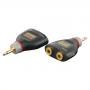 DAP XGA40 - Mini Jack/M > 2 x Mini Jack/F Incl. 2 resistencias de 10 kiloohmios - Imagen 1