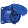 PCE CEE 16 A/240 V - 3P Socket female Blue Azul