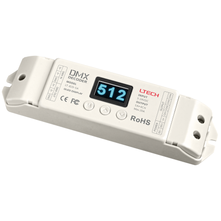 LTECH DMX LED Driver 4 canales × 5A