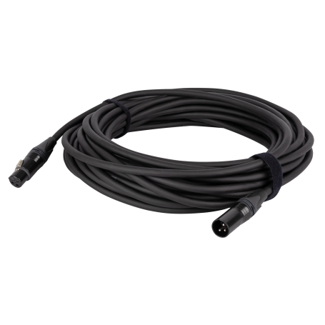 DAP FLN01 - Mic/Line Cable XLR M/F 3P Neutrik NC3-BAG Series 20 m 20 m - Chapado en plata