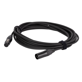 DAP FLN01 - Mic/Line Cable XLR M/F 3P Neutrik NC3-BAG Series 3 m 3 m - Chapado en plata