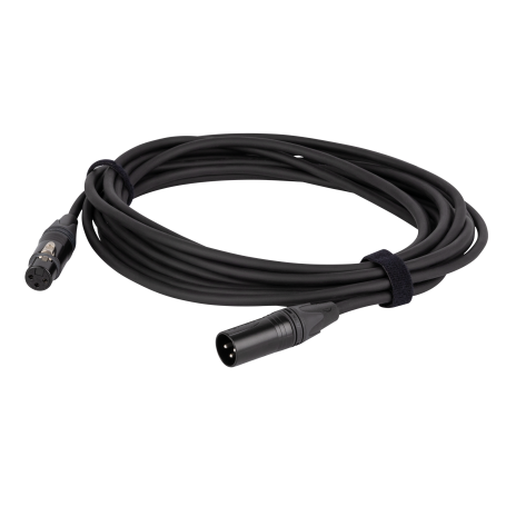 DAP FLN01 - Mic/Line Cable XLR M/F 3P Neutrik NC3-BAG Series 6 m 6 m - Chapado en plata