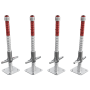 MILOS Adjustable Screw Jacks Set of 4 Juego de cuatro unidades