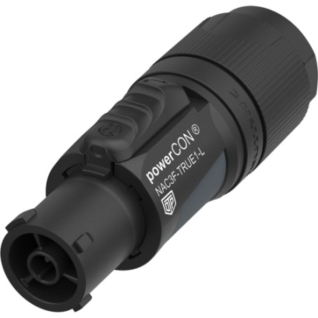 NEUTRIK PowerCON TRUE1 power in - L Locking female connector - large-diameter cables Conector hembra de bloqueo - Cables de gran