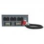 Showtec PSA-32A12M 12 disyuntores principales (MCB), salida Schuko y multipolar - Imagen 2