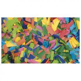 Showtec Show Confetti Rectangle 55 x 17mm Multicolor, 1 kg, ignífugo - Imagen 1
