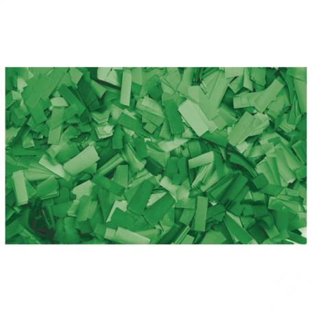 Showtec Show Confetti Rectangle 55 x 17mm Verde, 1 kg, ignífugo - Imagen 1
