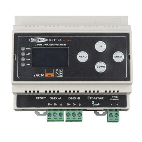 Showtec NET-2 Install Rail Din - Imagen 1