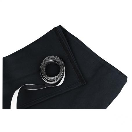 Showtec Skirt for Stage-elements 6 m (ancho) - 1 m (alto), negro, sin acabado - Imagen 1