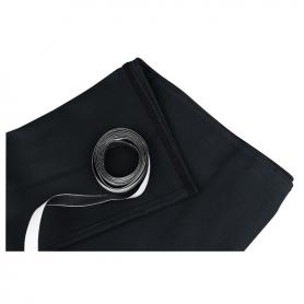 Showtec Skirt for Stage-elements 6 m (ancho) - 60 cm (alto), negro, sin acabado - Imagen 1