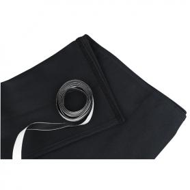 Showtec Skirt for Stage-elements 6 m (ancho) - 40 cm (alto), negro, sin acabado - Imagen 1