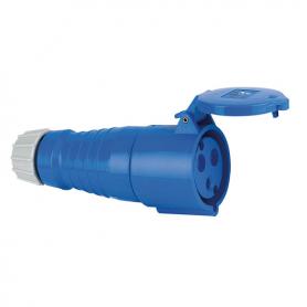 ABL CEE Form 32A 3 Pin Socket Female Carcasa azul - Imagen 1