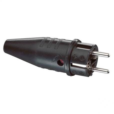 ABL Rubber Connector Male CEE 7/VII - Imagen 1