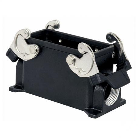 Ilme 16/72p. Chassis Closed Bottom/Clips PG21 Negro - Imagen 1