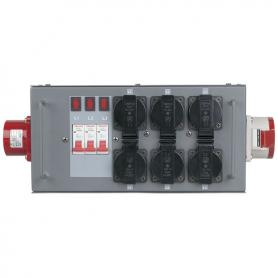 Showtec Split Power 16 Distribuidor con fusible - Imagen 1
