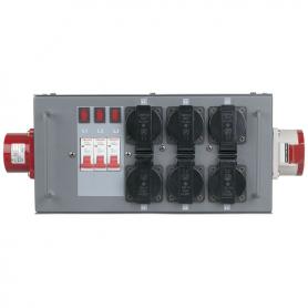 Showtec Split Power 16 Distribuidor con fusible - Imagen 1