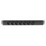 Showtec 19" 1U Socketstrip 7 Con entrada PowerCON - Imagen 2