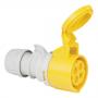 PCE CEE 16A 110V 4p Plug Female Amarillo, IP44 - Imagen 1