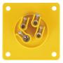 PCE CEE 16A 110V 4p Socket Male Amarillo, IP44 - Imagen 2