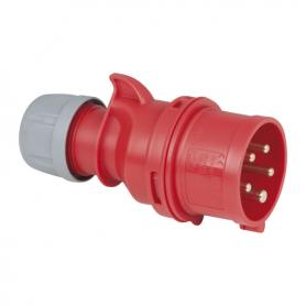 PCE CEE 16A 400V 5p Plug Male Rojo, IP44 - Imagen 1