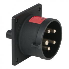 PCE CEE 16A 400V 5p Socket Male Negro, IP44 - Imagen 1