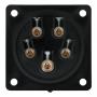 PCE CEE 16A 400V 5p Socket Male Negro, IP44 - Imagen 2